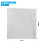 2 Pack 7  Polarized Film Sheets Adhesive Polarizer 3 9x6 1inches 0 Degree