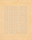 Stamp Germany Poland General Gov t Mi 091 Sheet 1942 Wwii Reich Adolf Mng F