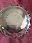 Vintage M  Fred Hirsch Sterling Silver Round Serving Plate Tray 8 33 Ozt No Mono
