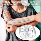 Goniometer 12 Inch  Transparent Orthopedic Angle Ruler Plastic Goniometer  360 D