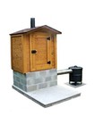8  X 6  Smokehouse Building Plans - Diy Smoker Construction Blueprint