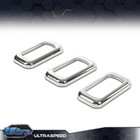 Fit For Peterbilt Freightliner Kenworth 3pcs Rocker Switch Trim Bezel Chrome