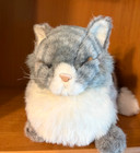 Vtg Avanti By Applause 1986 Tabby Gray Cat 16  Plush Stuffed Animal Nwt  Italy