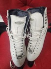 Riedell Model 29 Edge Figure Ice Skates Size 7 5 Med W  Astra Eclipse Blades 