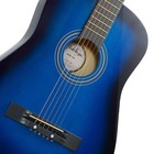 Ashthorpe 38in Blue Beginner Acoustic Guitar Kit W gig Bag  Tuner  Picks