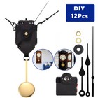 Diy Quartz Wall Clock Pendulum Swing Movement Mechanism Kit Chime Repair Parts