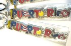 Puerto Rico Souvenir Keychain Letters Flag And Icon Charm 12 Pcs Wholesale Pack
