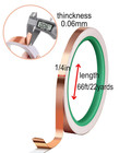 2rolls Copper Foil Tape For Stained Glass 1 4 Inch X 22yards Conductive Adhesive