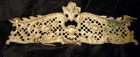 French Rococo Brass Fireplace Fender Front Piece Excellent