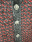 Vintage Ll Bean Birdseye Fisherman Sweater Men Medium Norway Pewter Wool Blend