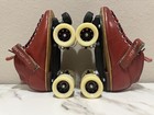 Rare Red Riedell Rs-1000  With Brand New Wheels   Plates  Men   s Size 7 Womans 8