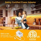 8 Pcs Under Cabinet Lighting Kit Bright Lights Flexible Led Strip Home W  Remote