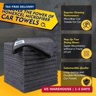 Homexcel Microfiber Cleaning Cloth 12 Pack  12 5 X 12 5 Inch Microfiber Towels F