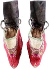 Extraordinary Pair Of Chinese Ladies Shoes For Bound Feet  foot Binding 