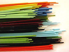 Devardi Glass Handmade Coe 90 1 4 Lb Spaghetti Stringers  2mm  4 Ounce Fusing  B