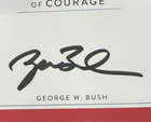 George W Bush Signed Bookplate Psa Dna Autograph President Bas Jsa Political