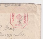 U s Embassy Constantinople Censored Cover 1919 British Fpo H12 To Pay To Norwalk