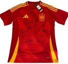 Spain 2024 Championships Team Signed Home Jersey With Coa