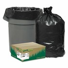Earthsense Rnw5820 Recycled Can Liners 55-60gal 2mil 38 X 58 Black 100 carton