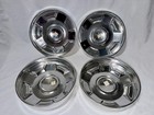 Set Of 4 1977-1991 Ford F150 Bronco 10 5    Dog Dish Hubcaps