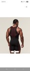 Gymshark Onyx 5 0 Seamless Singlet Black carmine Red Large