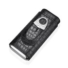 2pack Cigar Case Leather Cigar Travel Case Portable Humidor Box With Cutter