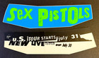 Sex Pistols Live filthy Lucre Tour Set Of Six 1996 Promo Stickers Vintage Orig