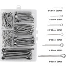 230pcs Cotter Pins Assortment Kit 304 Stainless Steel Split Pin 6 Sizes