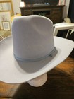 American Hat Vintage Cowboy girl Unisex  Size 6 7 8 Mauve gray