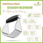 Spring Chef Xl Stainless Steel Pastry Cutter Tool For Baking - Xl  Black