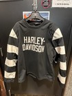 New Men   s Harley-davidson Racing Deflector Riding Fleece Pullover-size 2xl