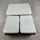 Temptations Presentable Petals Ovenware With Trivet And Metal Stand Set Of 3