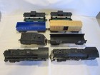Vintage Post Ww2 Marx O Gauge 1666 Steam Engines   Freight Car Toy Train