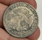 Vg 1807    50 20    Capped Bust Half Dollar  cleaned  Silver U s  Type 50c Coin