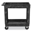 Rubbermaid Commercial 9t6600bla 2 Shelves 500 Lbs  Service utility Carts -blknew