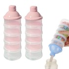 2 Pcs 5 Layers Baby Milk Powder Dispenser  Milk Powder Pots  Formula Dispenser
