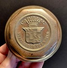 Cadillac Original Nickel Brass Screw-on Hubcap 1926-29  For Wood Wheels Front