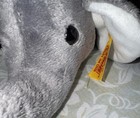 Steiff Original Trampili Elefant Elephant Ear Button Plush Laying Down Stuffed