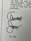 1978 Jerry Lewis Hand Signed Letter Telethon Autograph