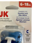 Nuk 2 Orthodontic Pacifiers Blue Boy Stars Glow In The Dark Age 6-18 Months New