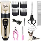 Profesional Pet Grooming Kit Clipper Dog Cat Hair Trimmer Cordless Rechargeable