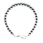 5mm Navajo Pearls Bracelet  Sterling Silver Modern Southwestern Beaded Bracelet