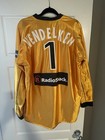 Dallas Burn Gold Goalkeeper Soccer Jersey 90   s Vintage Xl Rare Mls Game Worn