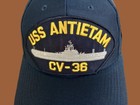 Uss Antietam Cv-36 Navy Ship Hat Official U s Military Ball Cap U s a  Made