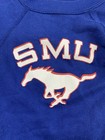 Vintage 80   s Youth Champion Smu Mustang   s Blue Crewneck Sweatshirt Size S  6-8 