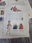 Betsy Mccall Magazine Paper Dolls Lot Pages Uncut Vintage 1953-54 1969-71