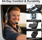 Trucker Headset Wireless Bluetooth 5 2 Al Noise Cancelling Mic For Phones Pc