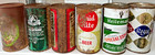 Lot Of 6 Vintage Flat Top Beer Cans Regal Select  Maid Rite  Rolling Rock  And  