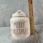 Rae Dunn Artisan Collection By Magenta Merry Christmas White Chubby Canister