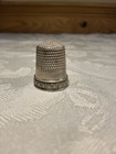 Antique Thimble Simons Brothers  priscilla   pat May 31 98  Sterling 8
